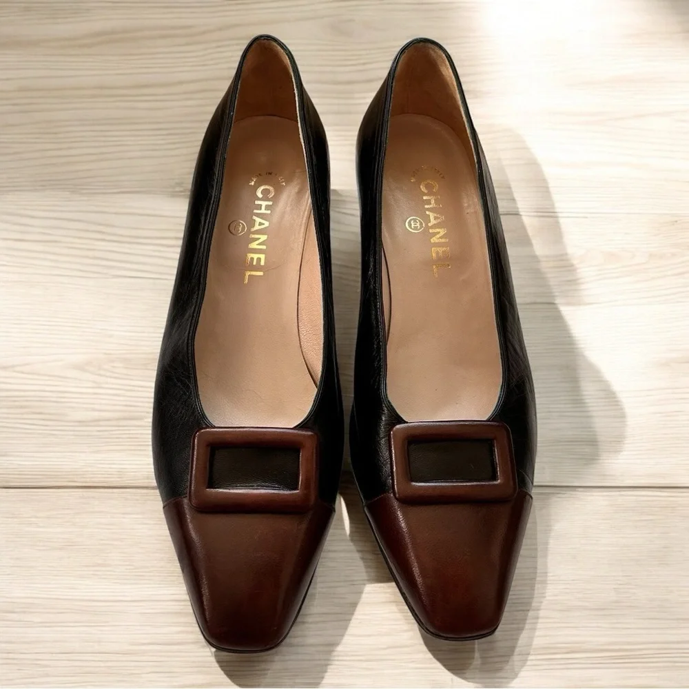 CHANEL black pumps heels - Picture 2 of 12